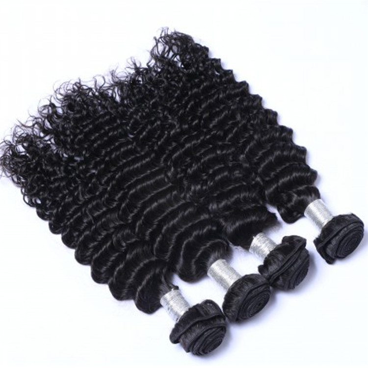 EMEDA china deep wave peruvian virgin hair weft wholesale suppliers QM033